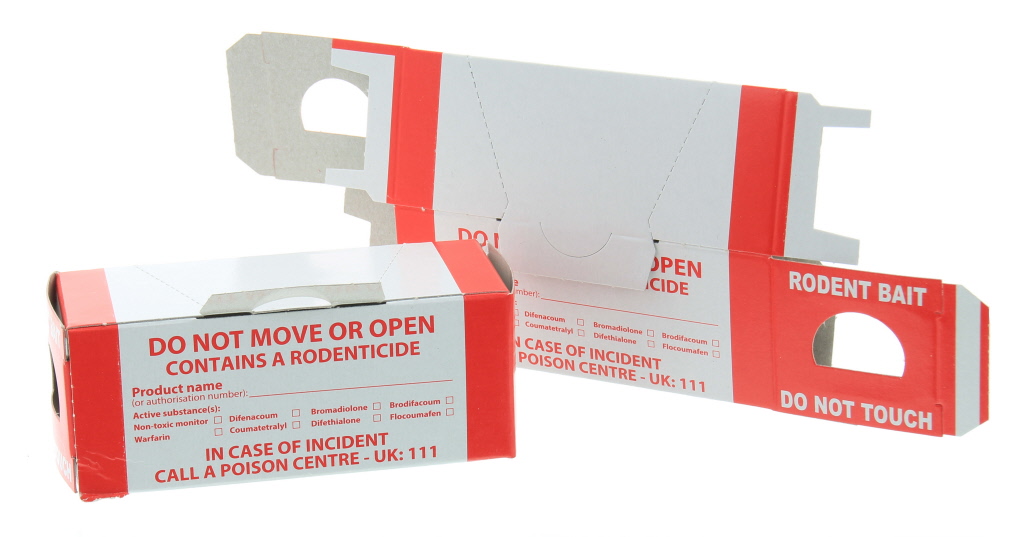 Muizenvoerdoos neutraal bedrukt karton