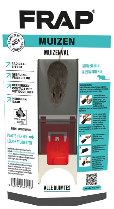 Trefzekere en herbruikbare muizenval