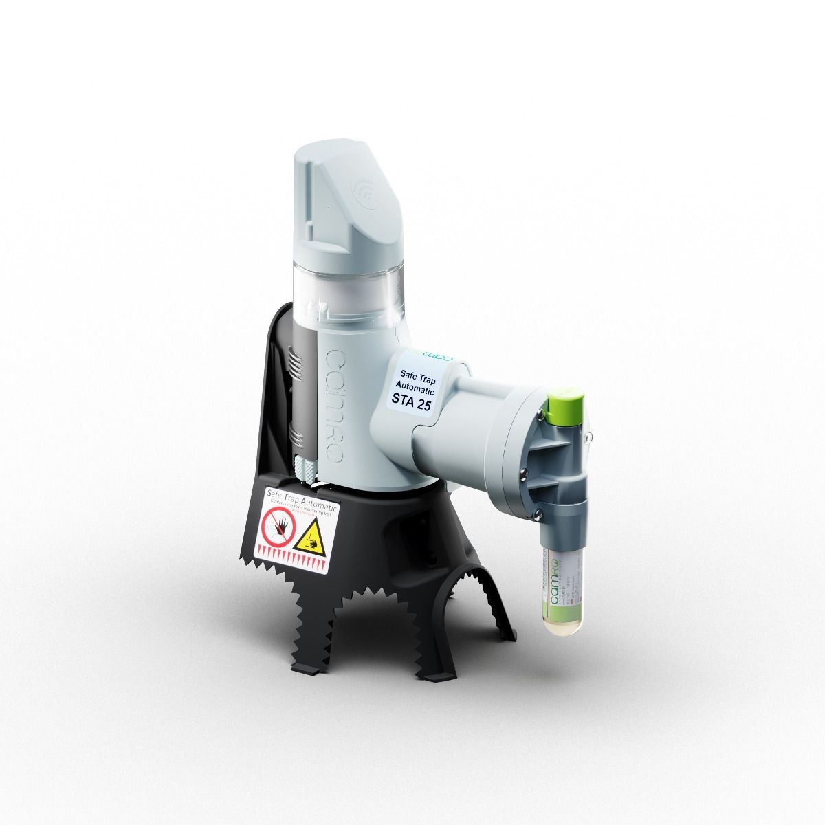 CAMRO automatische knaagdierenval met ingebouwde Bluetooth/NFC connectie via de App.