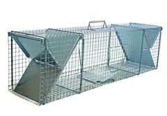 Vangkooi vos, 122x29x32cm, 2 ingangen