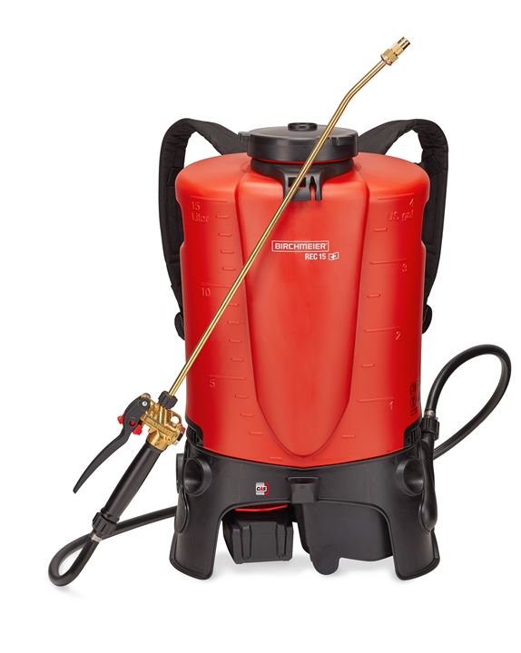Drukgestuurde accu rugsproeier 15L