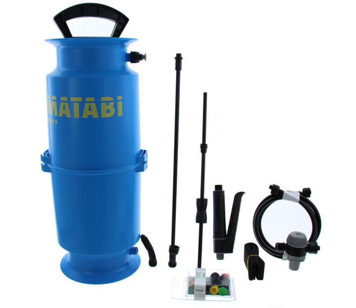 6 liter compressiespuit met een geïntegreerd ontwerp dat de vul- en drukfuncties van de tank vergemakkelijkt