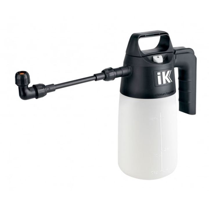 Hogedruk sproeier met 19.5cm. lange spuitboom voor het sprayen van uierverzorgingsmiddelen