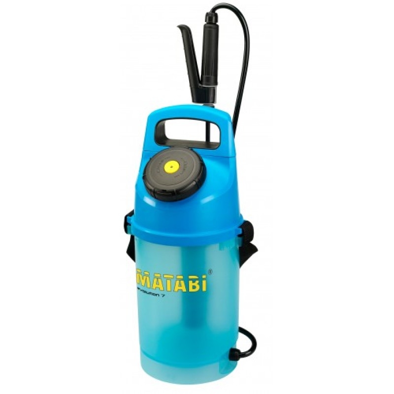 Compressiespuit 5 liter met een innovatief ontwerp dat het druksysteem en het vulsysteem ergonomisch apart integreert.