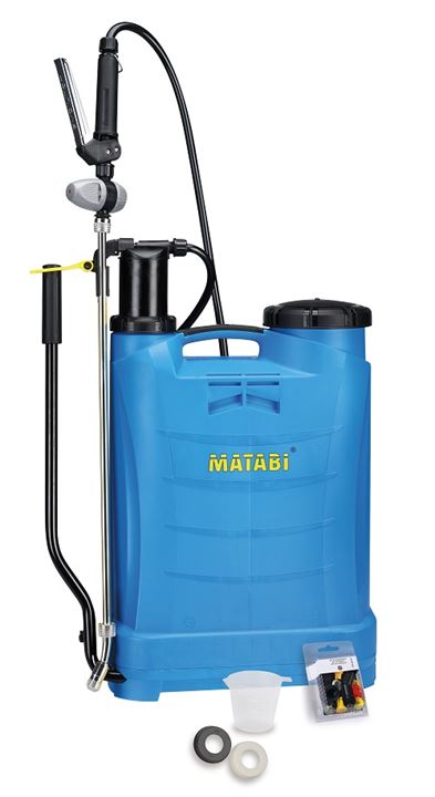Veelzijdige 16 liter middeldrukspuit, geschikt voor meer dan 400m2.