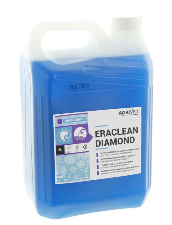 Geconcentreerde alkalische schuimreiniger geschikt voor gevoelige materialen, machines, tractoren en voertuigen
