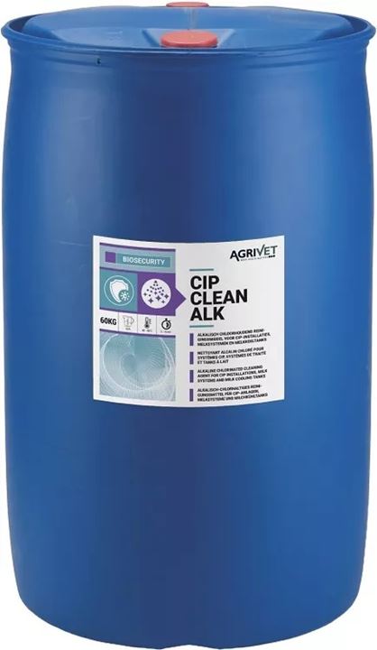 Alkalisch chloorhoudend reinigingsmiddel voor CIP-installaties, melksystemen en melkkoeltanks.