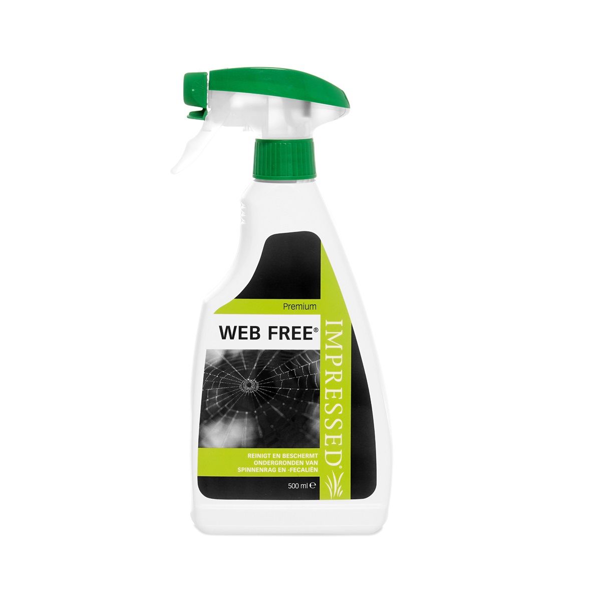 Biologisch afbreekbaar product voor reiniging van vervuiling zoals spinrag en - fecaliën.