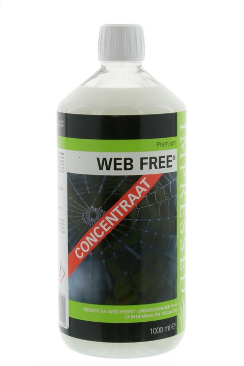 Biologisch afbreekbaar product voor reiniging van vervuiling zoals spinrag en - fecaliën.