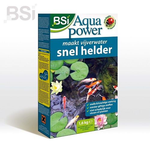 Aqua Power, Verhoogt het zuurstofgehalte van de vijver. Snelwerkende heldermaker voor alle vijvers Tot 32.000 liter.
