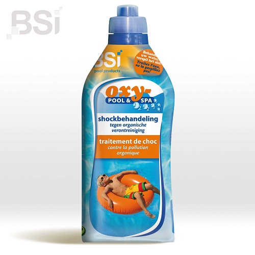 Oxy-Pool en Spa breekt organisch vuil af en vermindert het chloorgebruik.