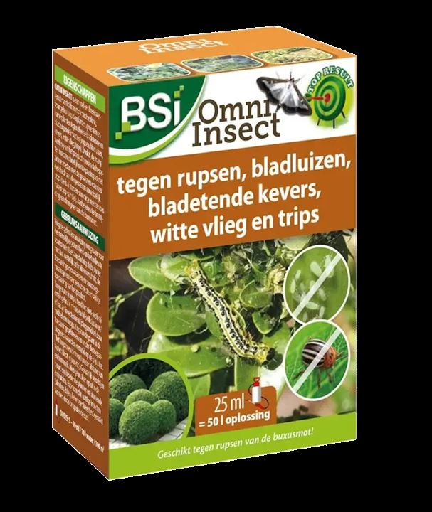 Geschikt tegen rupsen van de buxusmot