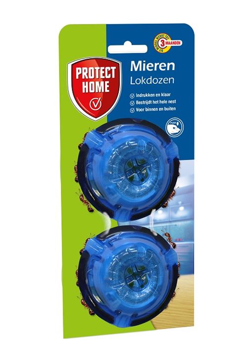 Mel slechts één druk op de bovenzijde wordt de lokdoos geactiveerd en is klaar voor gebruik.