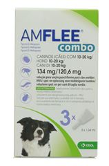 Amflee Combo Hond medium 10-20kg 3x134mg