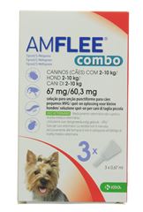 Amflee Combo Hond small 2-10kg, 3x67mg
