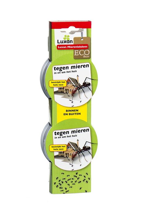 Speciaal bestemd voor gebruik in kleinere ruimtes zoals keukens, woonkamers en balkons en terrassen, ter bestrijding van mieren, met uitzondering van tropische mieren