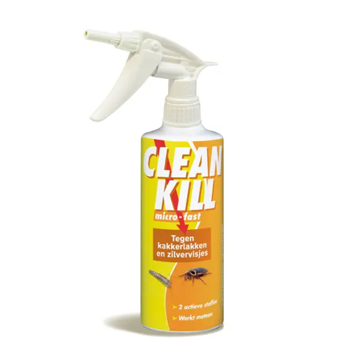 Spray tegen kakkerlakken en zilvervisjes