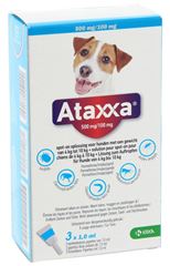 Ataxxa 500/100mg, 3pip. HOND 4-10kg