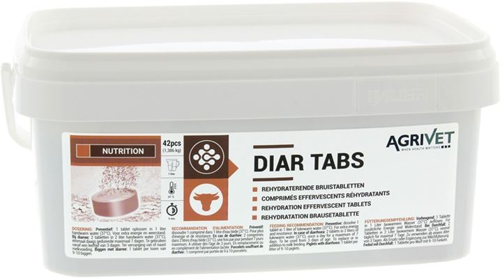 Ter stabilisatie van de water- en elektrolytenbalans bij kalf en big.