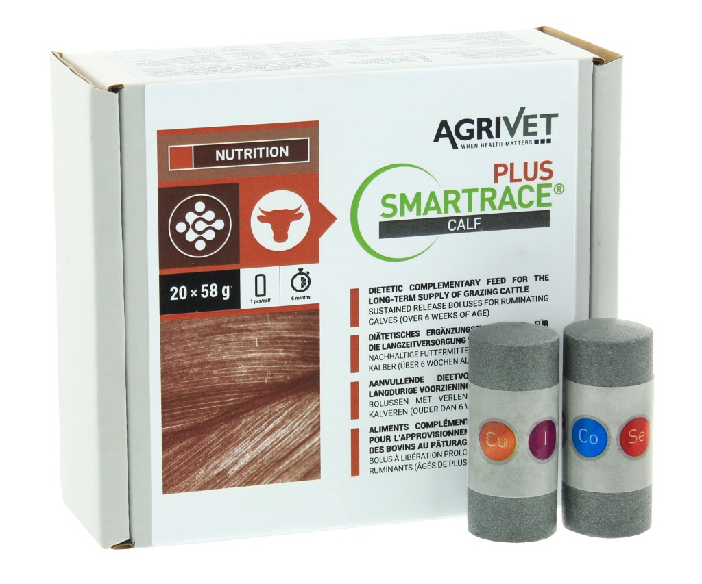 Bolus met verlengde afgifte voor kalveren van meer dan 6 weken oud met een gewicht tussen 100 en 200 kg.