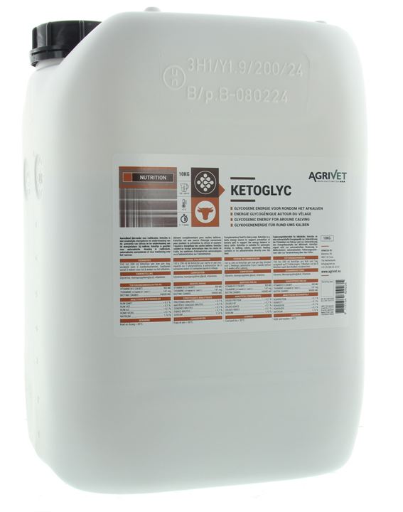 KetoGlyc 10KG. Glycogene energie voor rondom het afkalven.