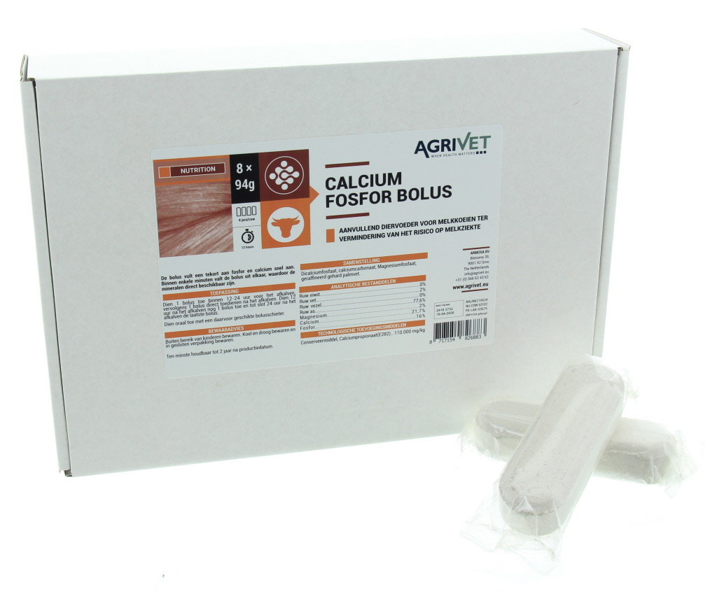 Bevat calcium, fosfor en magnesium.