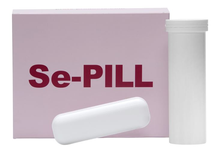 Selenium + vitamine E bolus voor een goede seleniumvoorziening.