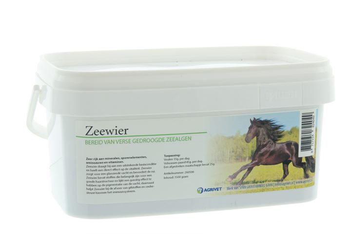 Zeewier draagt bij aan de basisconditie en heeft effect op de vitaliteit.