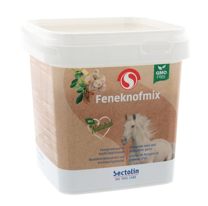 Een mix van fenegriekzaad en knoflookgranulaat.