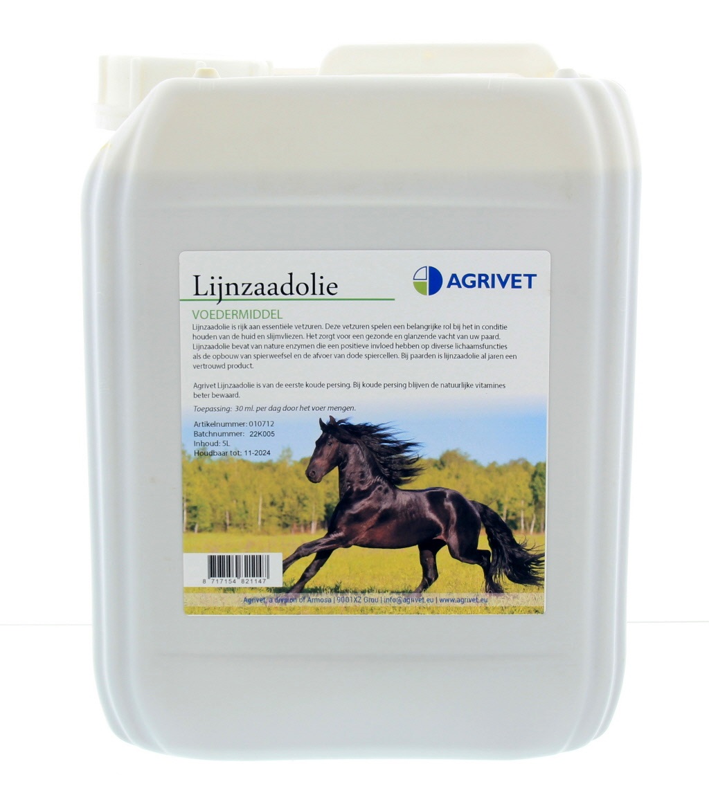 Agrivet Lijnzaadolie 5L