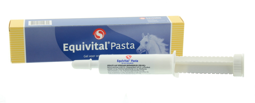 Pasta te gebruiken bij vitaminetekort bij paarden.