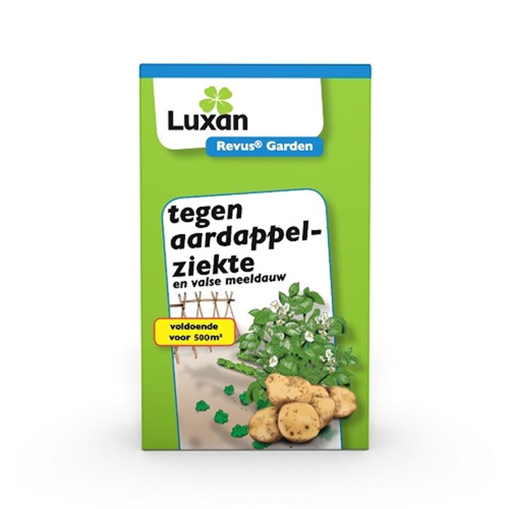 Vloeibaar middel dat kan worden ingezet om aardappelen tegen de aardappelziekte te beschermen.