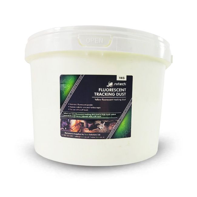 Fluoriserend volgpoeder geel, 1kg