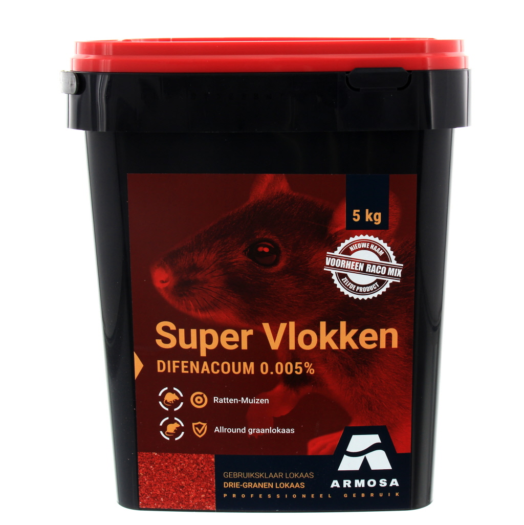 Super Vlokken gem.graan 5kg (vh raco)