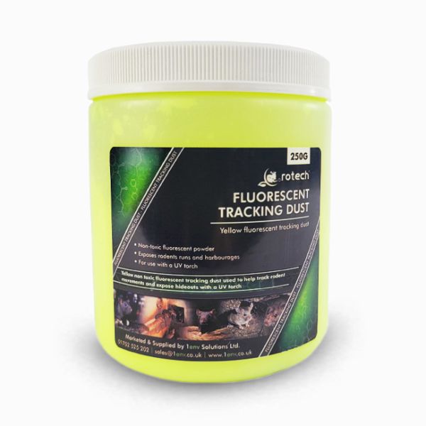 Fluoriserend volgpoeder geel, 250g