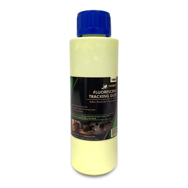Fluoriserend volgpoeder geel, 100g