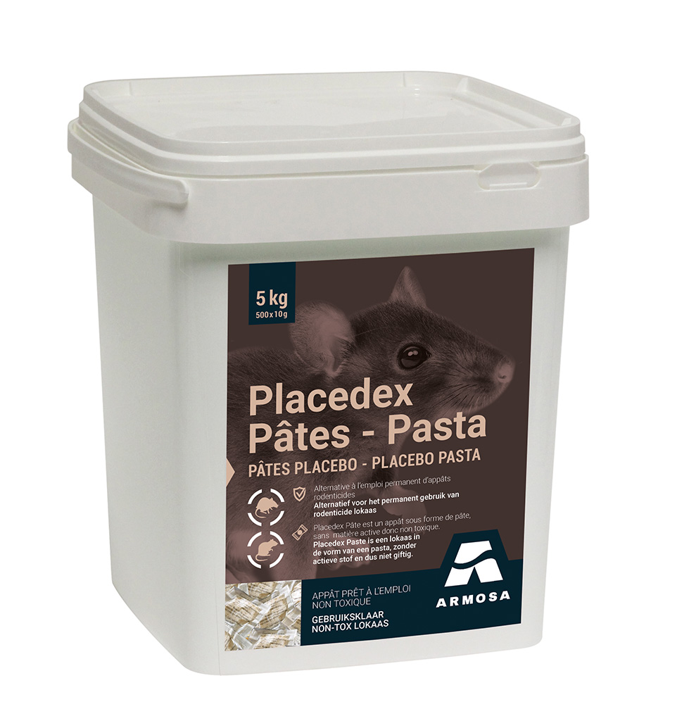 Lokaas in de vorm van een pasta zonder actieve stof