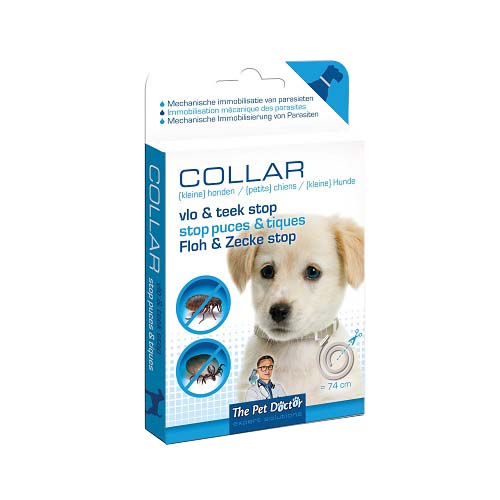 Vlooienband voor honden, zorgt ervoor dat uw huisdier geen last meer heeft van vlooien, teken, mijten en andere uitwendige parasieten.