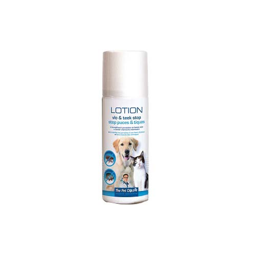 Geschikt voor honden en katten. Deze lotion zorgt ervoor dat uw huisdier geen last meer heeft van vlooien, teken, mijten en andere uitwendige parasieten.