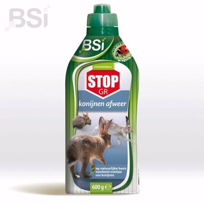 Fijn strooigranulaat tegen overlast door konijnen. Voor 100-200 m². 100 % natuurlijk product