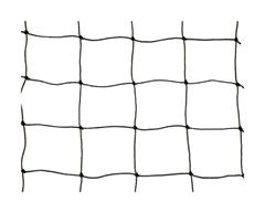 Duivennet zwart 0,9mm, 50x50mm, 5x10m