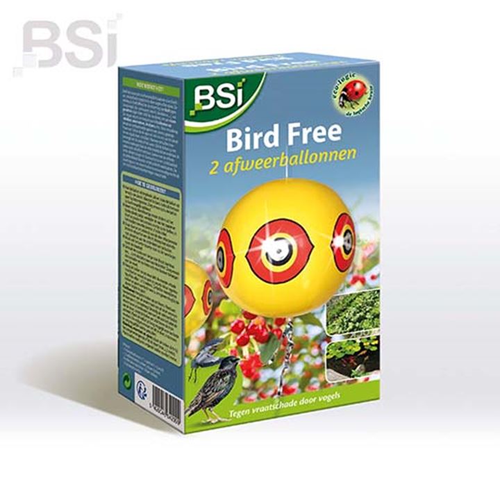 Afweerballonen tegen vogels.
