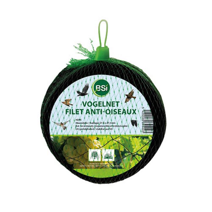 Vogelnet, ideaal als bescherming van fruitbomen en kleinfruit tegen vogelvraat.