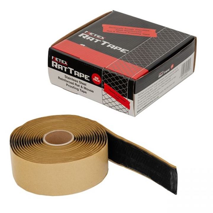Deze Rat tape voor het eenvoudig dichten van kieren en gaten voor ratten en muizen.