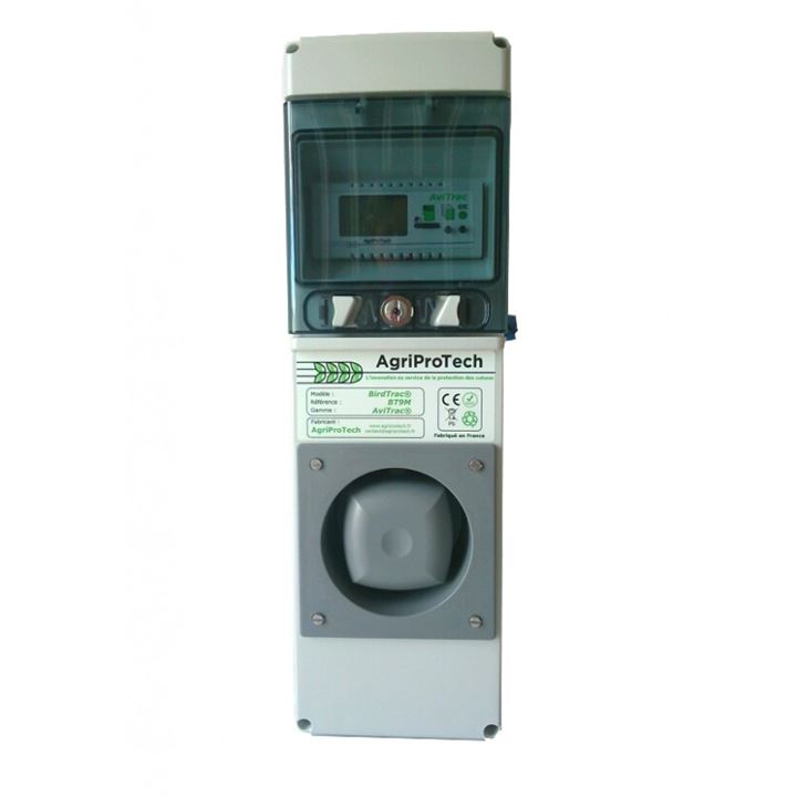 Compact vogelafweersysteem met geluid.