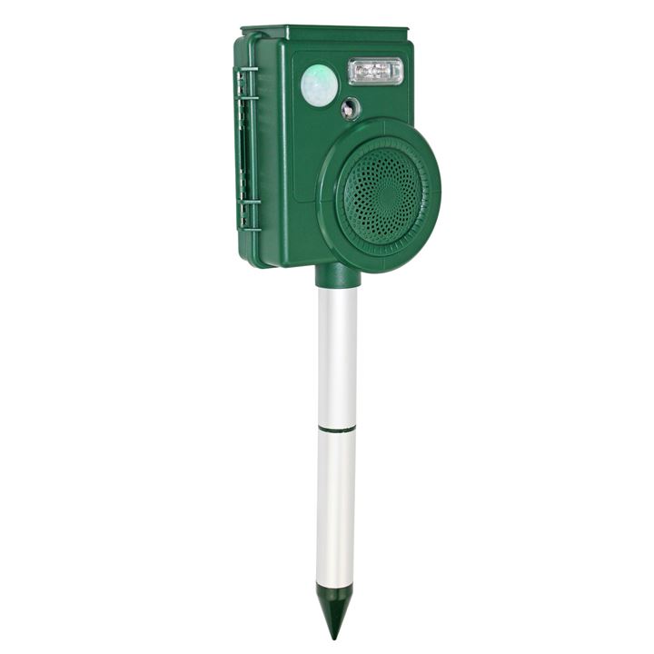 De Garden Guard kunt u gebruiken voor het verjagen van vogels in en om uw tuin of balkon. Ook geschikt tegen honden en katten.