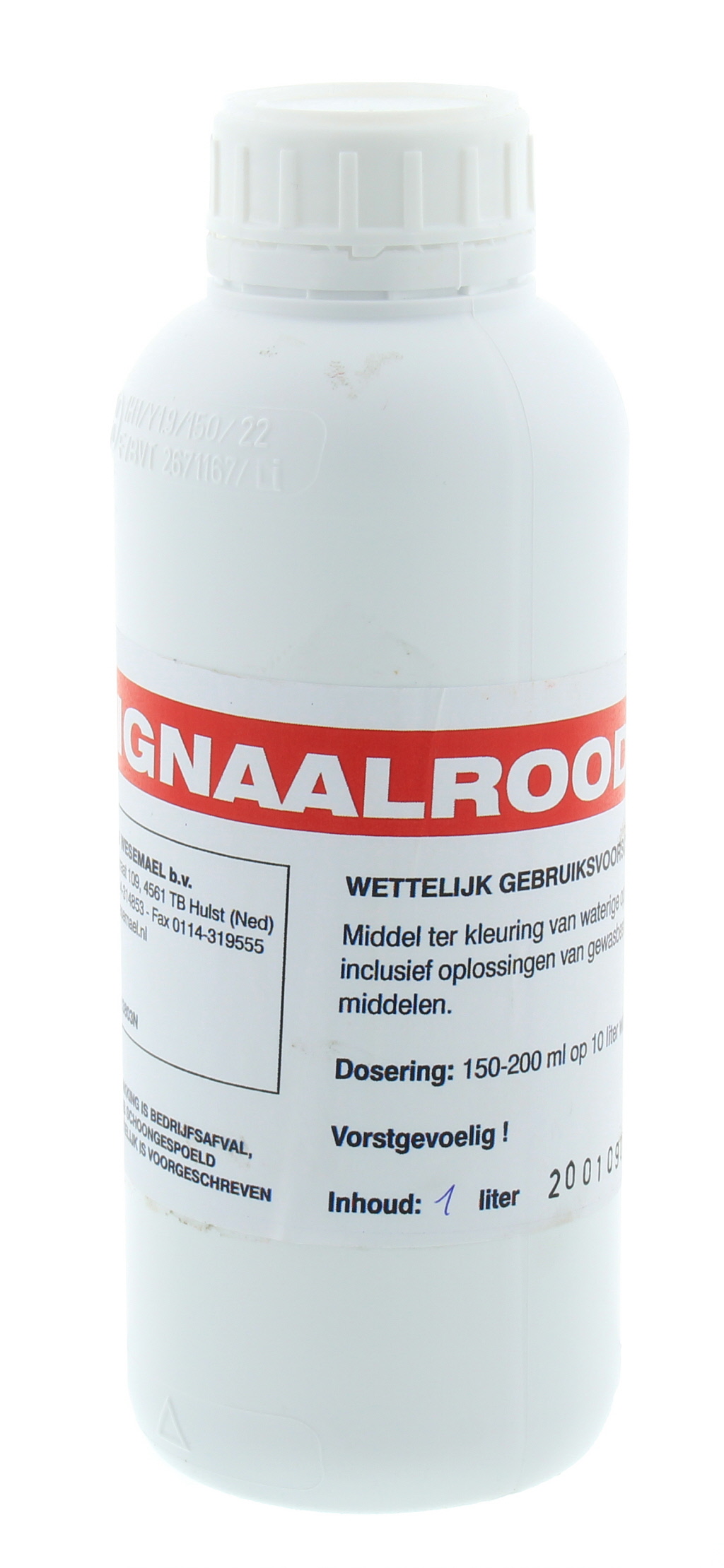 Middel voor kleuring van waterige oplossingen, inclusief oplossingen van gewasbeschermingsmiddelen.