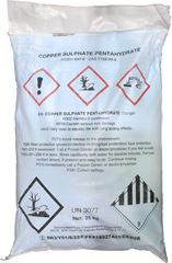 Kopersulfaat AC 25% zak 25KG