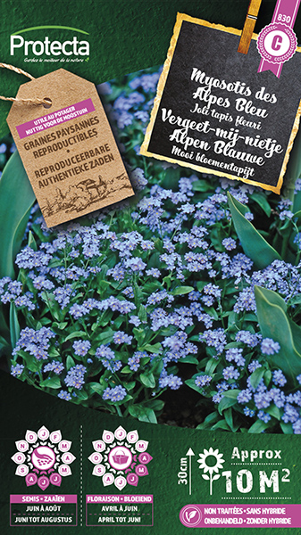 Vergeet-mij-nietje Alpen Blauwe nr. 830