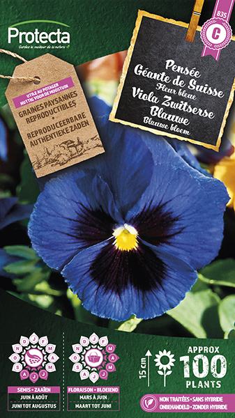 Viola Zwitserse Blauwe nr. 835